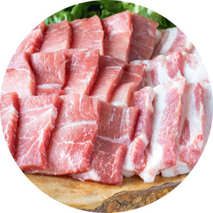 まるみ豚精肉イメージ